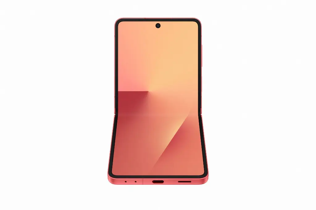 014-galaxy-zflip7-coralred-fronttabletop.webp